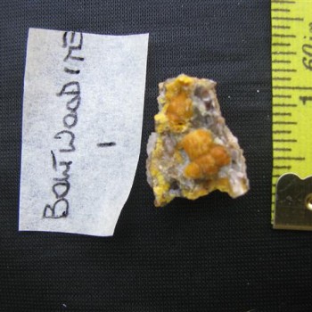 Boltwoodite mineral specimen