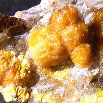 Boltwoodite specimen